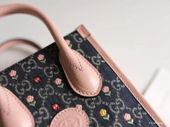 First bag ru with Interlocking G tote Gucci bag Mini 0808